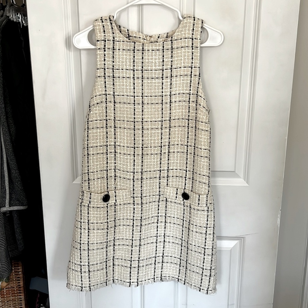 Plaid Jumper Dress